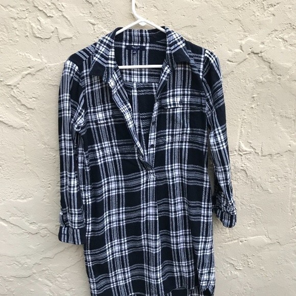 Madewell Plaid Shirt Dress - Picture 4 of 5